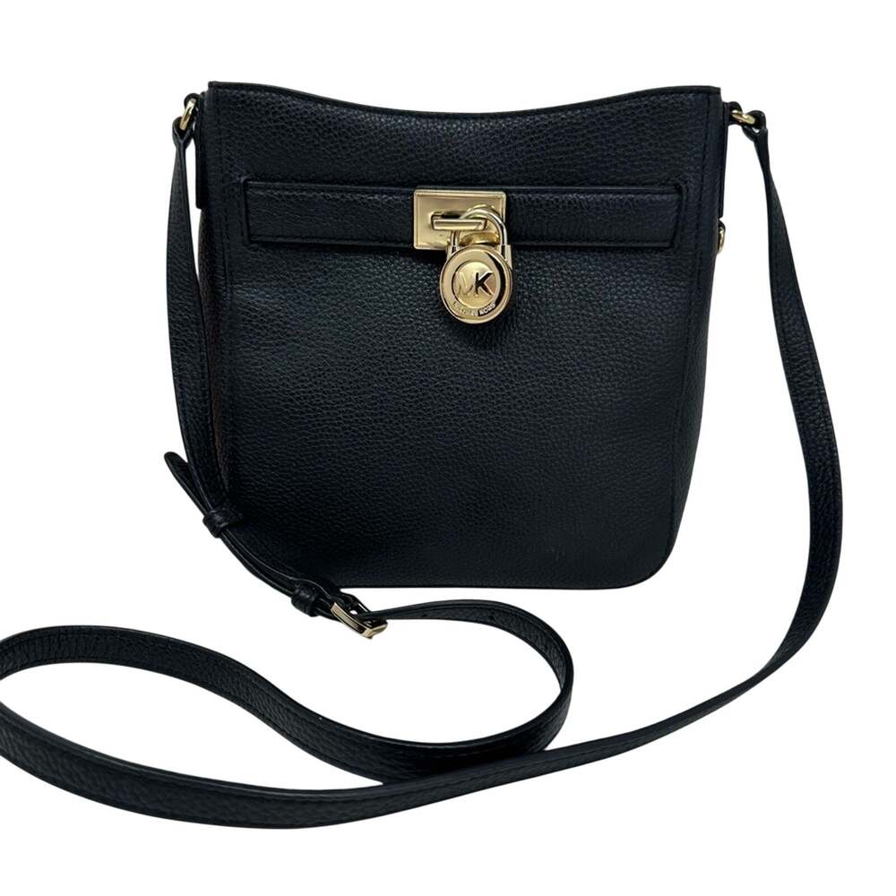 Michael Kors Hamilton Traveler - Black with Gold Accents